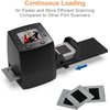 135 Film Negative Scanner Slide Viewer, Converts 35mm Film Negatives & Slides to Digital JPEG Images, 2.4 LCD Screen, with Quick Slide Holder
