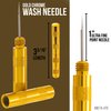 Master Airbrush 13 Piece Airbrush Cleaning Kit - Glass Cleaning Pot Jar with Holder, 5 pc Cleaning Needles, 5 pc Cleaning Brushes, 1 Wash Needle, & How to Link Card