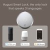 August Home Connect Wi-Fi Bridge, Remote Access, Alexa Integration for Your August Smart Lock, white