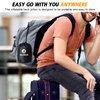 Inflatable Travel Pillow,Multifunction Travel Neck Pillow for Airplane to Avoid Neck and Shoulder Pain,Support Head,Neck,Used for Sleeping Rest, Airplane and Home Use,with Eye Mask, Earplugs, Black
