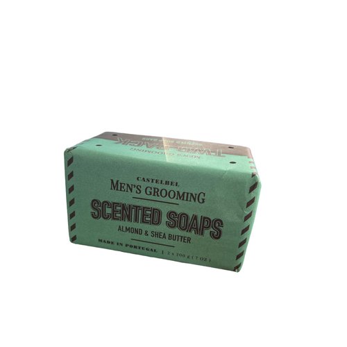 Castelbel Almond With Shea Butter Aromatic Soap Bar For Men Two Pack Each 7 Oz