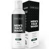 Andre Seals Men’s Face Wash | Activated Charcoal Deep Cleanse Facial Cleanser | Hydration with Organic Aloe & Coconut | Non-Drying, Skin-Safe | All Ages & Skin Types