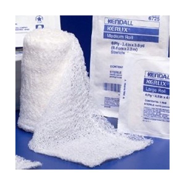 Bandage Roll Kerlix Gauze 6-Ply 2-1/4 Inch X 3 Yard Roll NonSterile, Quantity : 96 per Case
