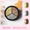 AIJIMEI Solid Nail Gel Polish with Nail Glitter & Nail Blending Glue Kit 3in1 Solid Cream GelPolish with Nail Blending GlueGel for DIY NailArt Design GelNail Polish Thinner