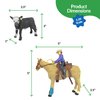 Big Country Toys All Around Cowgirl Playset - Cowgirl Set with Horse Figurine - Toy Figures & Playsets
