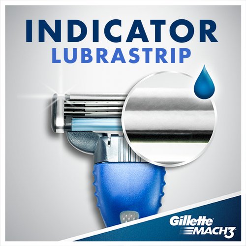 Gillette Gillete Mach 3 Smooth Shave Disposable Razor, 3 Count