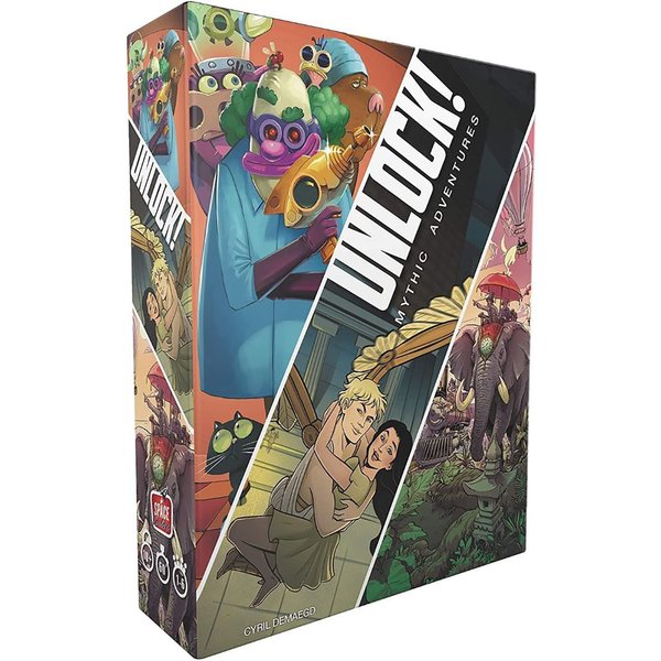 UNLOCK! Mythic Adventures Card Game | Escape Room Games for Adults and Kids | Mystery Games for Family Game Night | Ages 10 and up | 1-6 Players | Average Playtime 1 Hour | Made by Space Cowboys