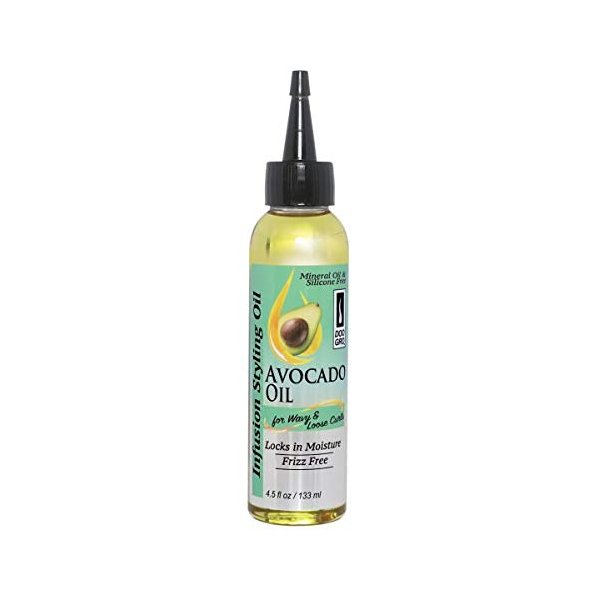 Doo Gro Infusion Styling Oil Avocado Oil For Wazy And Loose Curls 4.5Oz (Pack of 3)