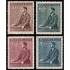 Bohemia and Moravia 1942 WWII Hitler Postage Stamps, Set of Four, Stamp No B9-B12