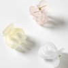 Kitiin Small Claw Clips Women High Ponytail holder Girls Cute Bun Hair Clips for Thin Hair Partial Hair Jaw Clips 3 Counts in Set Hair Styling Accessories (Light Colors)