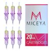 MICEYA Disposable 11RS Tattoo Cartridge Needles #12 Standard Regular 11 Round Shader (1211RS) 20Pcs