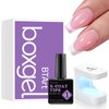 btartboxnails Builder Gel for Nails and Portable Nail Lamp Set, XCOATTIPS Protecting Duo
