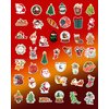 300pcs Aesthetic Cute Christmas Deer Stickers, Colorful VSCO Kawaii Waterproof Sticker Pack, Hydroflask Laptop Water Bottle Skateboard Diary Luggage Skateboard Stickers Best New Year's Gift (Style B)