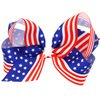 Girl Hair Clip Hair Bows Boutique Alligator Hairpins Hair Accessories for 4th of July 2 Pack ZFJ04 (Style 6)