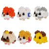 nanoblock - Hamtaro - Hamtaro Assortment 1 (Complete Set of 6), mininano Series Building Kit