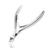 FERYES Cuticle Clipper Professional Manicure and Pedicure Cuticle Remover Tools, Medical Grade Stainless Steel Cutial Cutter, 6mm Jaw- 1 Piece (Silver)