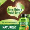 NATURELO Vitamin C with Organic Acerola Cherry Extract and Citrus Bioflavonoids - Vegan Supplement - Immune Support - 500 mg VIT C per Cap - Non-GMO - 90 Capsules