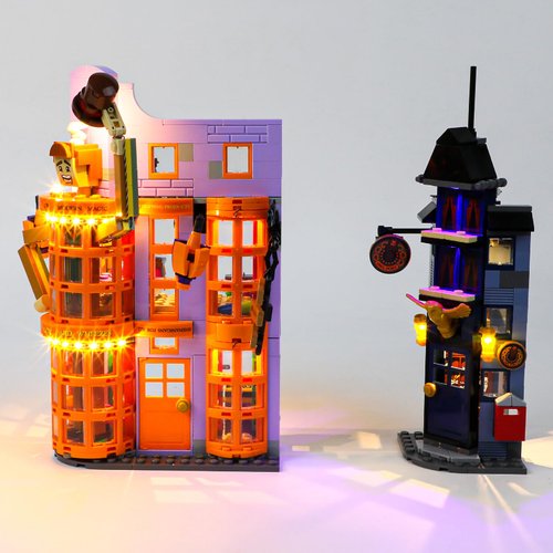 BRIKSMAX Led Lighting Kit for LEGO-76422 Diagon Alley: Weasleys' Wizard Wheezes - Compatible with Lego Harry Potter Building Blocks Model- Not Include Lego Set