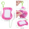 Elcoho 18 Pieces Mini Drawing Board Keychains Magnetic Doodle Board Set with Pen Erasable Doodle Toys Painting Sketch Pad for Classroom Prizes, Party Favors