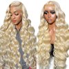 BABOSHOW 613 Lace Front Wig Human Hair 13x6 Blonde Lace Front Wigs Human Hair 26 Inch Body Wave Blonde Wig Human Hair 210% Density 613 HD Lace Frontal Wig Pre Plucked with Baby Hair