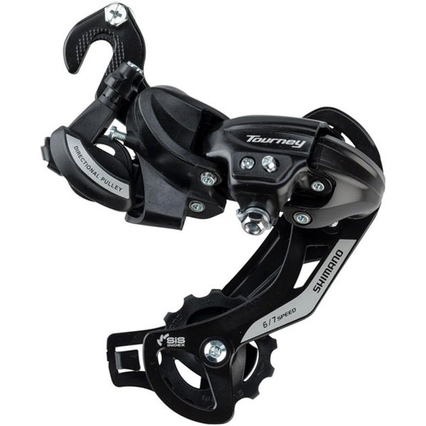 Shimano Tourney TY500 6/7-Speed Long Cage Rear Derailleur with Frame Hanger for BMX/Track Frame