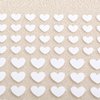 White Heart Nail Art Decal Stickers for Nail Art Designs and Nail Decorations Self Adhesive Nail Decals for Women Girls Kids for Fingernails Acrylic Nails Decor (6 Sheets)