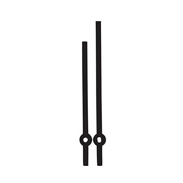 Black Straight Clock Hands 6 Inch Minute Hand