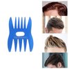 Tbestmax 6 Pcs Hair Comb Styling Set Tail Combs Afro Pick Pik Brushes African American Hair Brush Barber Blue