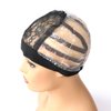 BTWTRY Lace Wig Cap for Making Wig with Elastic Band Around Wig Cap for Women Girls Medium Size Mesh Lace Wig Cap for DIY Wig (1 Pc, 0057)