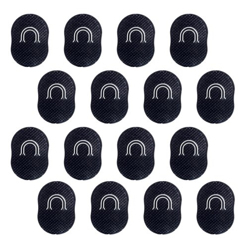 NEETUE 16 pcs Pocket Palm Combs，Palm Hair Brush，Shampoo Comb, Massager Hair Brush Comb for Men Women (Black)