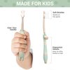 ANPEI ROARex Vegan Eco Friendly All Natural Kids Toothbrush Made from Plants – Sweet Baby Giraffe | 100% Biodegradable and Compostable | 1% for The Planet Product