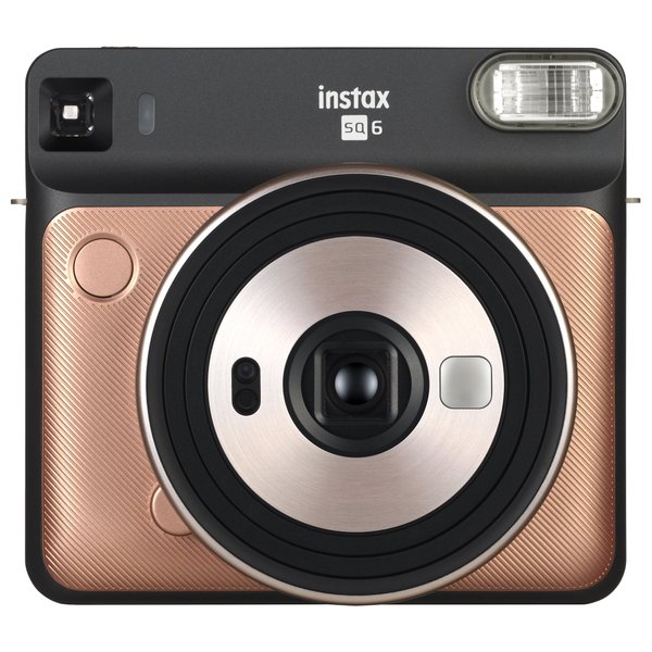 Fujifilm Instax Square SQ6 - Instant Film Camera - Blush Gold