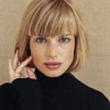 QUEENTAS Short Blonde Bob Wig with Air Bangs Chin Length Short Bob Wig Heat Resistant Synthetic for Women with Wig Cap (Hazelnut color#73) (A-Strawberry Blonde)