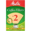 Melitta 612412 #2 Natural Brown Cone Coffee Filters 40 Count