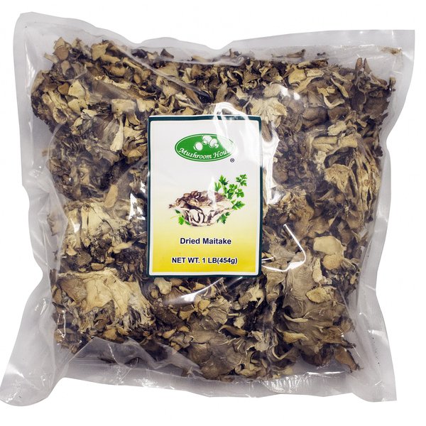 Mushroom House Dried Mushrooms, Maitake, 1 Pound