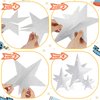 Sinload 45 Pcs Star Centerpieces for Movie Night Party Decorations 3D Movie Night Supplies Star Decorations in 3 Sizes 8" 5" 3" Red Carpet Film Show Theme Birthday Party Table Decor(Classic,Silver)