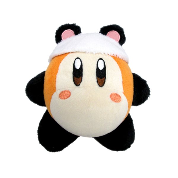 "Little Buddy Kirby's Adventure All Star Collection-Waddle Dee Panda Stuffed Plush Dolls, 5.5", multicolor