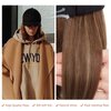SEGO Baseball Cap with Hair Extensions for Women Heat Resistant Synthetic 6'' Adjustable Short Straight Hairpiece Replacement Wigs in Hat for Girls