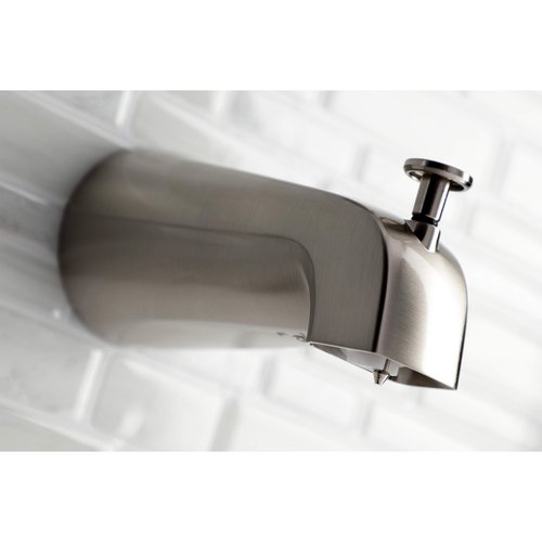 Kingston Brass K188A8 Designer Trimscape Showerscape 5-Inch Tub Spout with Diverter, Brushed Nickel