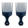 Hair Pick (Plastic Hair Pick) Afro Comb (One Size, 2, Count)
