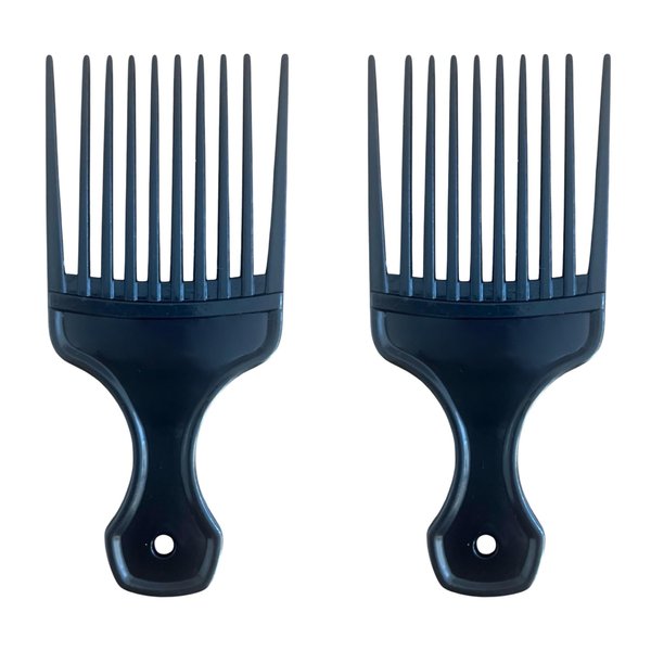 Hair Pick (Plastic Hair Pick) Afro Comb (One Size, 2, Count)