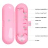 Plastic Electric Toothbrush Travel Case for Fairywill/TEETHEORY/Seago/Dnsly Series Sonic Electric Toothbrush, Pink