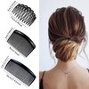27 Pieces Hair Side Combs French Twist Hair Comb Lightweight Plastic 11/25/29 Teeth Comb Hair Clips for Women Girls(Classic)