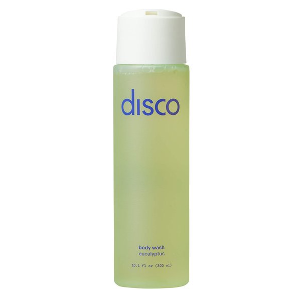 Men's Body Wash by Disco - All-Natural, Soothing and Hydrating - Paraben Free, Vegan - Eucalyptus Scent - 10.1 Fl Ounces