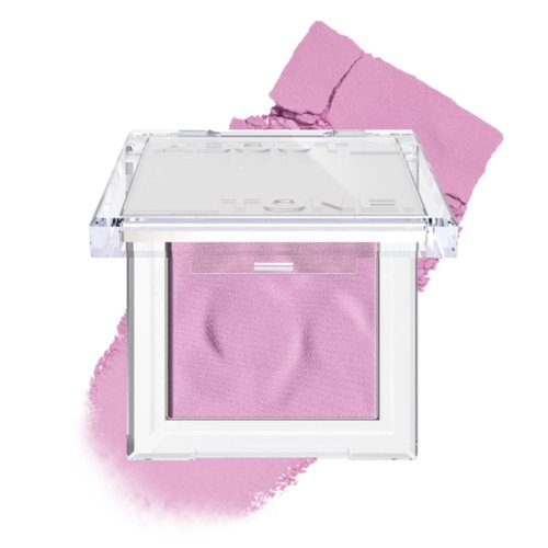 ABOUT TONE Fluffy Wear Blusher 6 Colors - Wearable Mute Color Powder Blush, Airy and Blurring Finish, Soft Matte, Blendable and Buildable, Natural Cheek Makeup, Vegan, 0.15oz (06 MOOD LAVENDER)