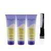 Inebrya Blondesse No-Yellow Mask (8.45 oz) with Teasing Comb Pack of 3
