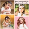 Gingbiss 8 Pairs/16 Pack Hair Clips for Girls, Flower/Star/Crown/Heart/Butterfly Shaped Kids Hair Barrettes, Cute Hair Clips Metal Snap Hair Pins Sparkly Hair Styling Accessories for Girls Kids