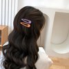 Cptots Small Hair Barrettes For Women No Slips Metal Snap Hair Clips For Thin Hair And Fine Hair,Rainbow Colors,20 PCS,1.97 x 0.5 Inches