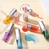 MYUANGO Hydrating Lip Oil Set 3 Colors -Moisturizer Long Lasting Nutritious for Chapped and Flaky Lips Shiny and Vegan Lip Gloss with Big Brush Head (Set B)