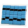 12 Pieces Tennis Badminton Racket Overgrips for Anti-Slip and Absorbent Grip (Blue, 12)